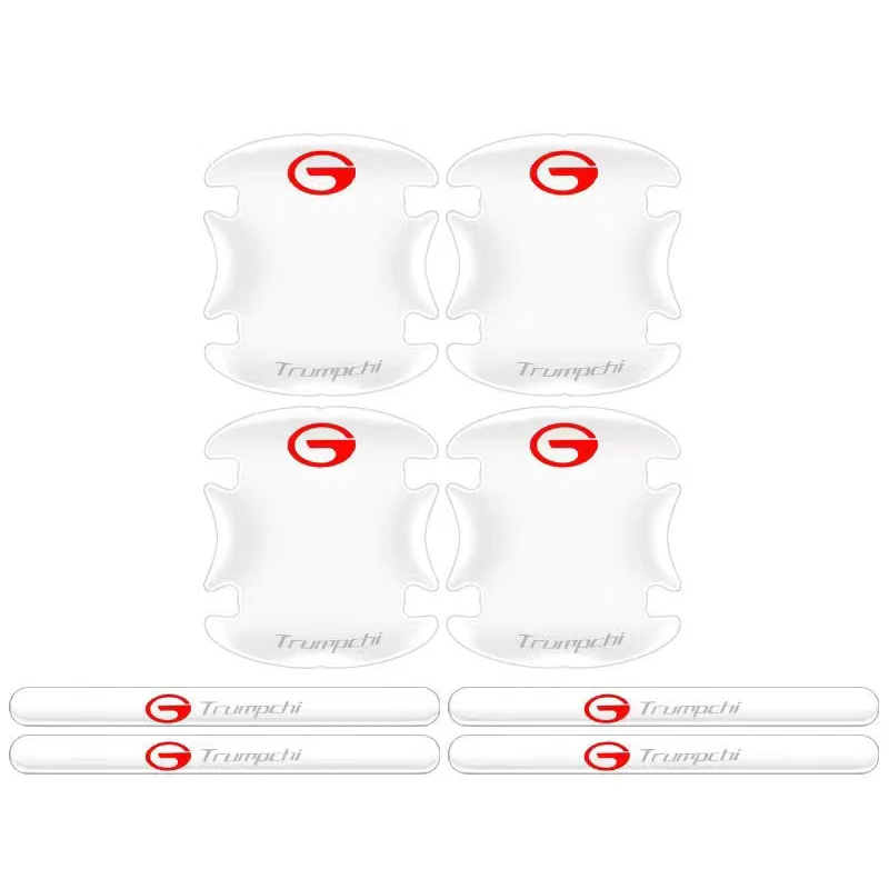 

8PCS Car Door Handle Bowl Protection Sticker For Trumpchi Gac Gs8 Gs3 Gs4 Gs5 Gs7 Ga3 Ga4 Ga5 Ga6 Gm6 Gm8 Car Anti-Scratch Decal