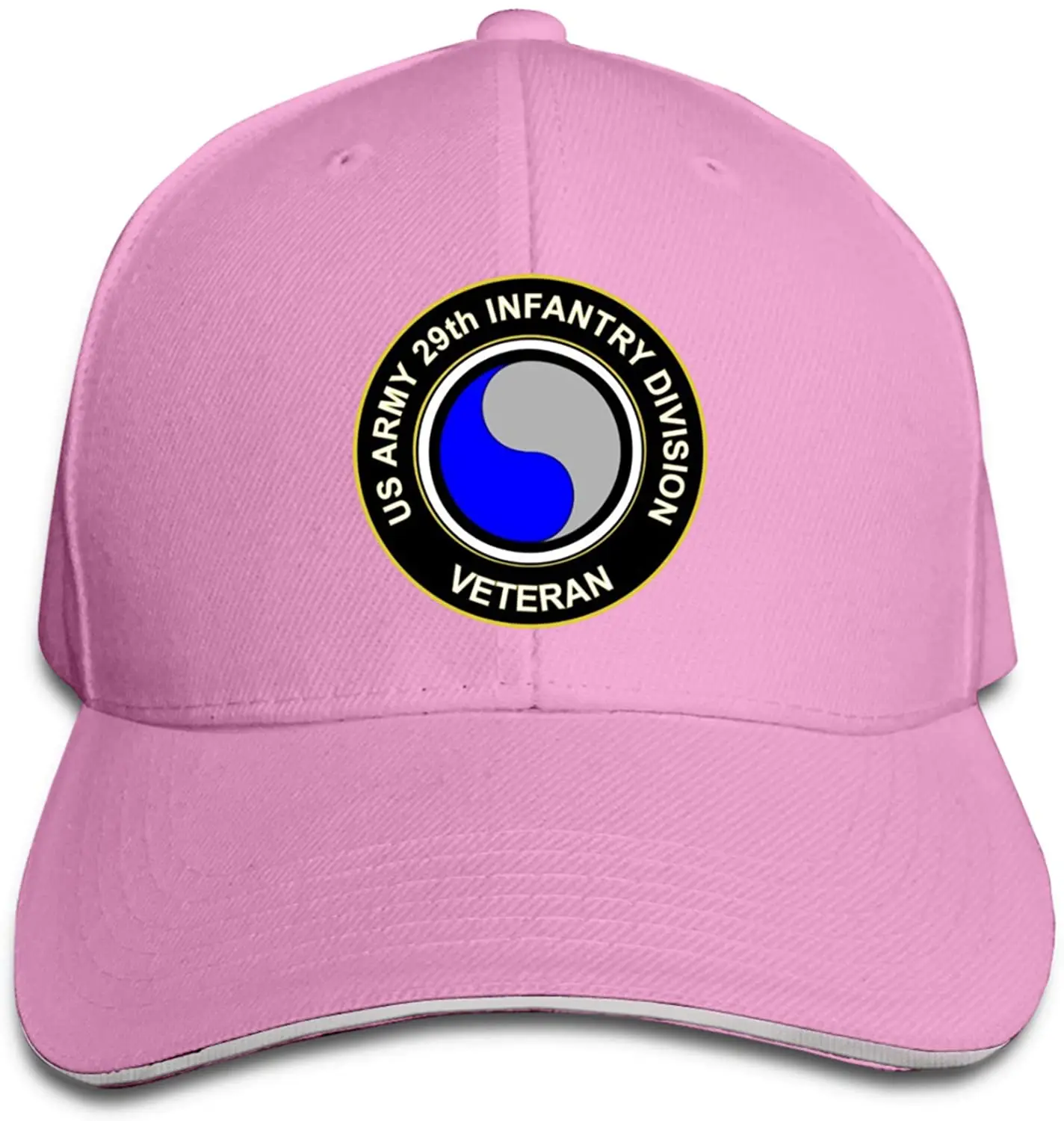 

Us Army Veteran 29th Infantry Division Baseball Caps Sandwich Caps