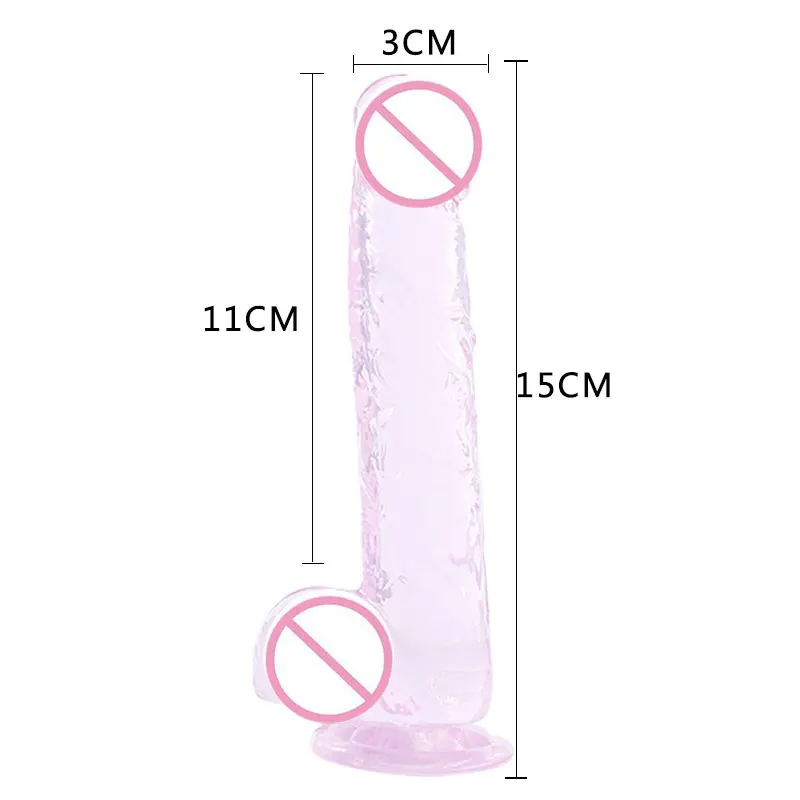 Силиконовый желеобразный фаллоимитатор эротические аксессуары товар БДСМ секс