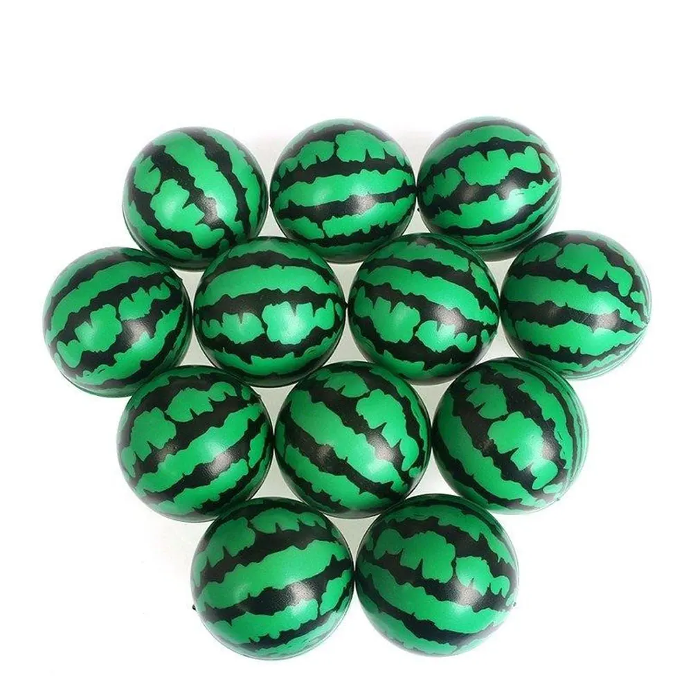 2 шт. мячи для снятия стресса с арбуза из мягкой пены вечерние фрукт сжимания |