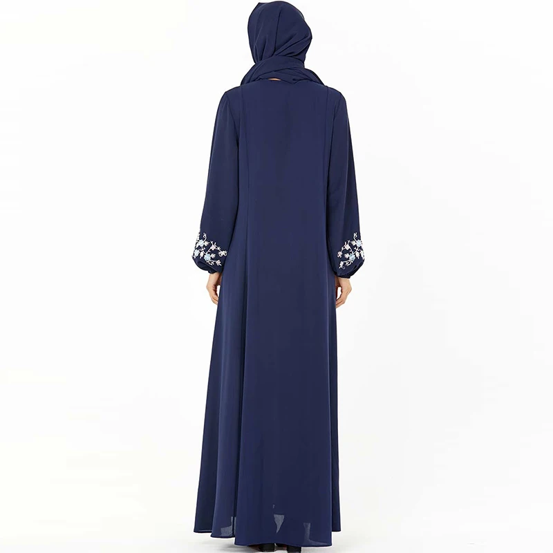 Новое мусульманское платье исламское турецкое модное вышитое кимоно Ближний
