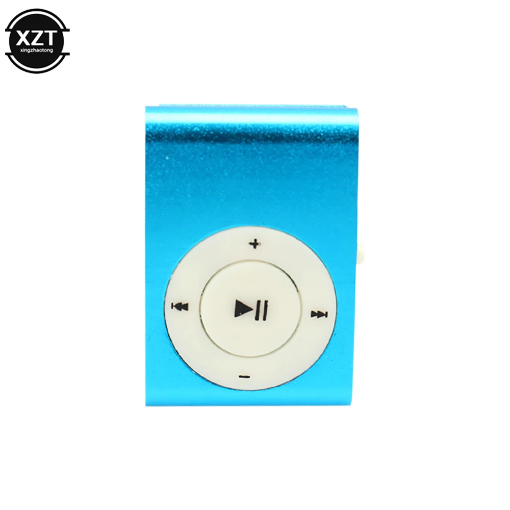 Портативный mp3-плеер музыкальный медиаплеер мини-зажим поддержка карт Micro SD TF