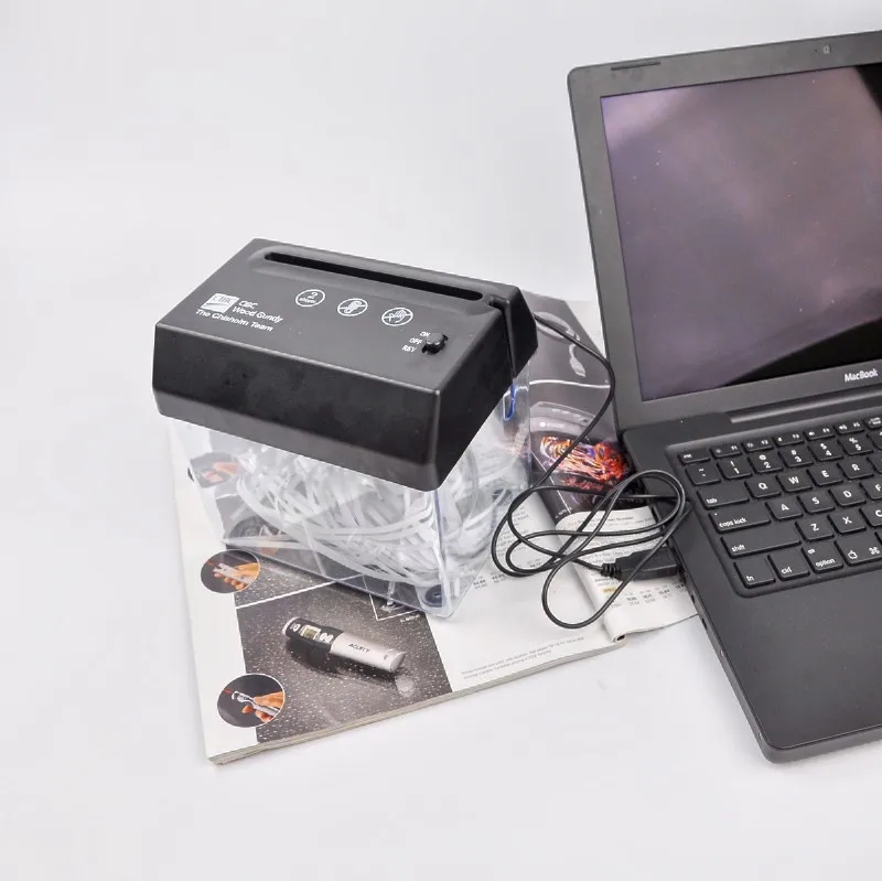 Новинка настольный мини измельчитель для бумаги в сложенном виде A5 или A4