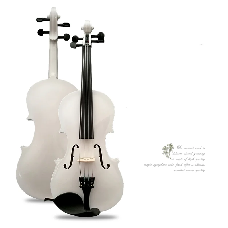 1 шт. скрипка белого цвета 1/4 ручная работа Музыкальные инструменты|violin white|violin