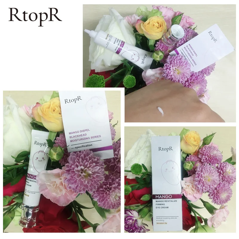 

RtopR Mango Peptide Wrinkle Eye Serum Anti-Puffiness Dark Circle Anti-Aging Moisturizing Beauty Face Lift Firming Eye Cream