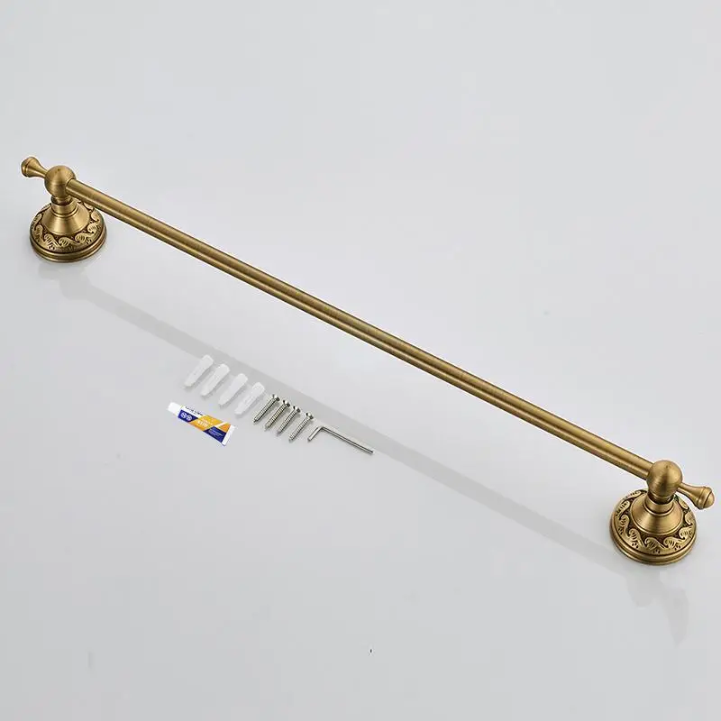 

Nail free Towel Holder Antique Brass Bathroom Towel bars Towel Bathroom Accessories