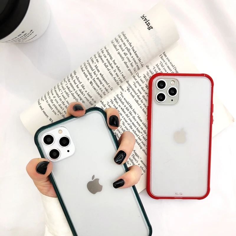 Двухслойный Матовый Бампер карамельных цветов из жесткого поликарбоната +