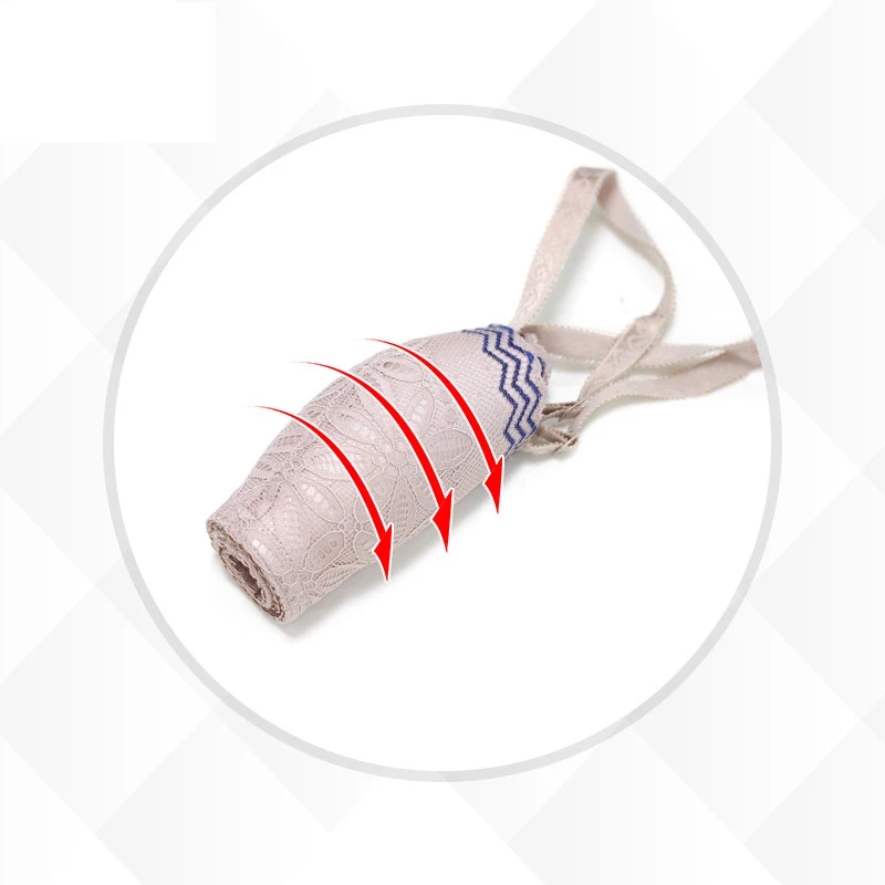 

New Women Four Corner Deep U Cup Bra 3 Colors Small Breasts Set Mild Steel Ring Sexy Lace Underwear Cup 1/2 Front Closure Bra