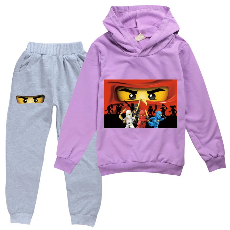 2-16 шт. детский спортивный костюм кофта с капюшоном и штаны |