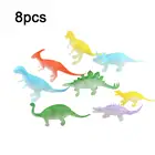 8 разные стили в упаковке, светящийся искусственный яркий динозавр, флуоресцентные игрушки, Флюоресцентный динозавр Юрского периода, детские игрушки