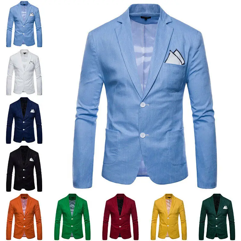 Мужские модные топы для вечеринки жениха официальный костюм Блейзер Свадебный