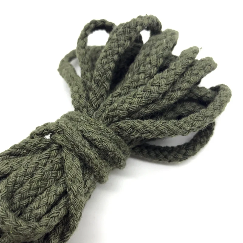 10yards 5mm Cotton Rope Craft Decorative Twisted Cord For Handmade Decoration DIY Lanyard Ficelles Couleurs Thread | Дом и сад