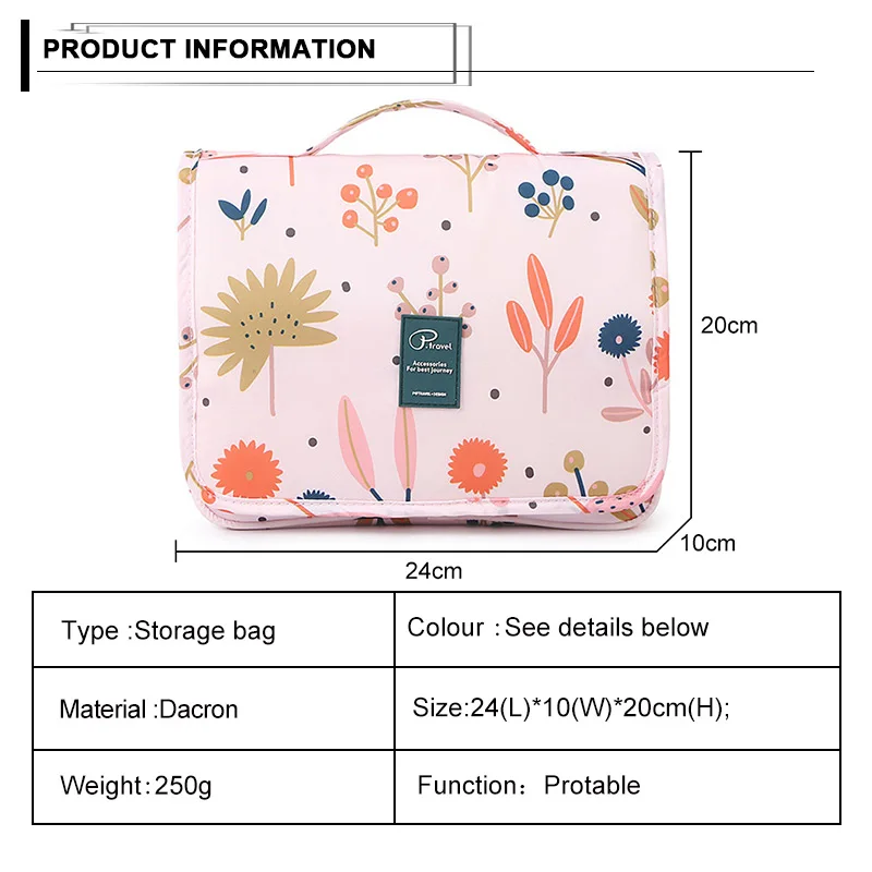 Многофункциональная дорожная косметичка для женщин сумки макияжа портативный