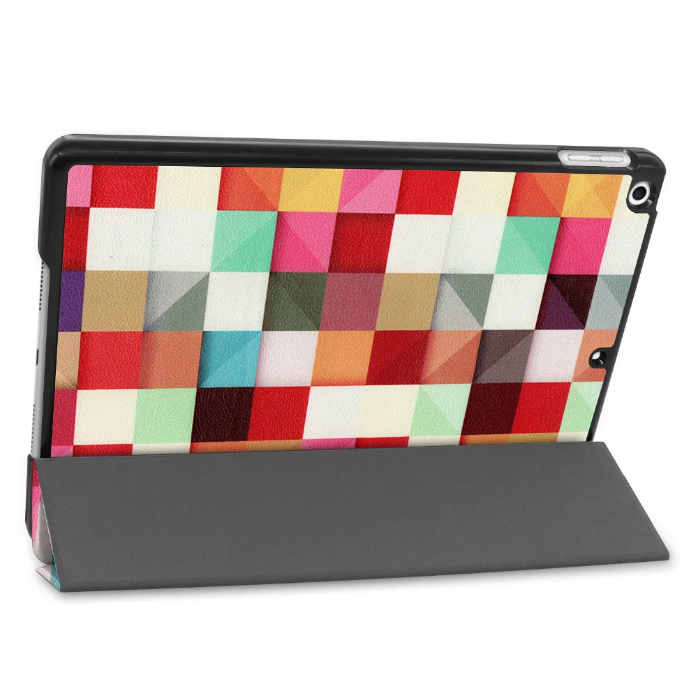Чехол для нового iPad 10,2 7th Gen Coque Магнитная подставка авто Пробуждение/спящий кожаный чехол для iPad 10,2 Capa+ пленка+ ручка