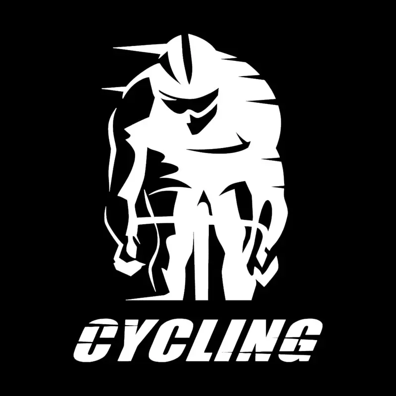 

Creative Cycling Words Cyclist Race Bike Sport Car Sticker Fashion KK Vinyl Waterproof Car Decals 13M*17CM