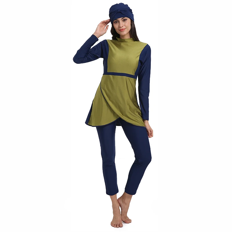 Мусульманский купальник размера плюс мусульманский купальный костюм одежда для