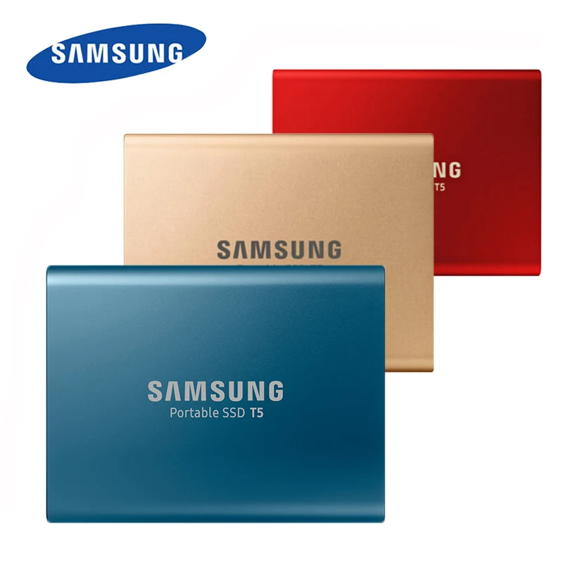 SAMSUNG SSD 1 ТБ T5 Портативный внешний твердотельный диск USB3.1 Type C HDD для
