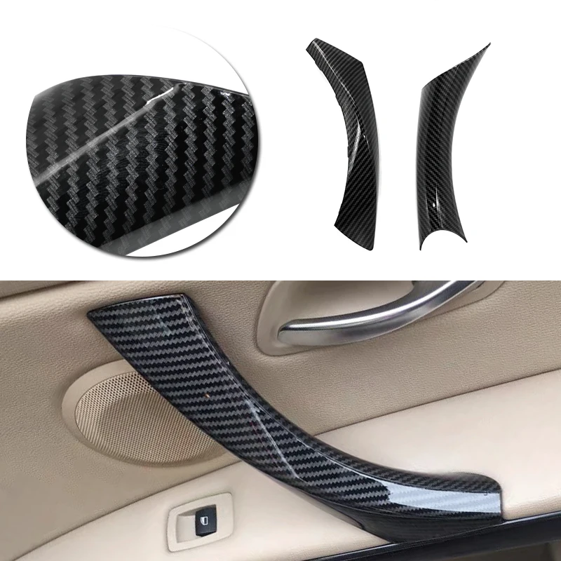 

For BMW 3 Series E90 E91 E92 316 318 320 325 328i 2004-2012 Car Accessories Interior Door Guards Panel Armrest Handle Pull Cover
