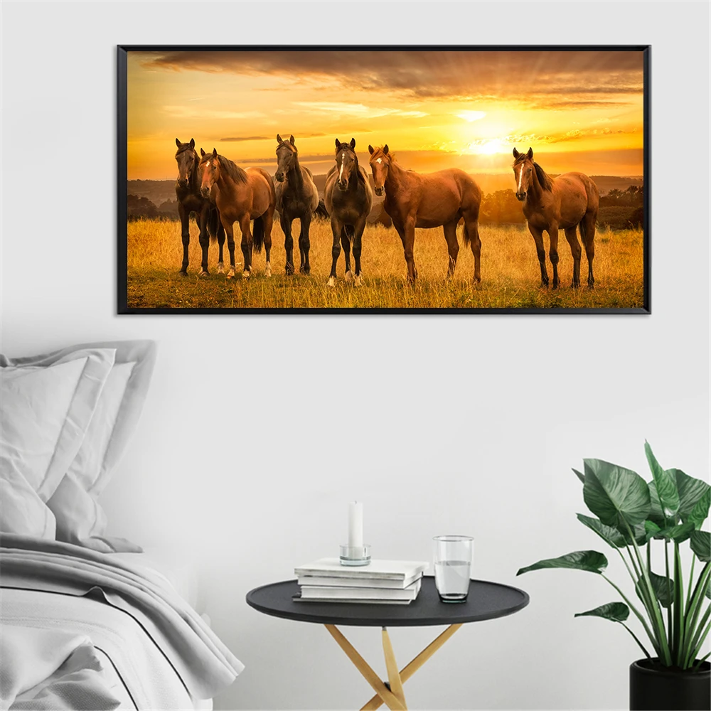 Большие плакаты и принты заката настенные картины для спальни украшение