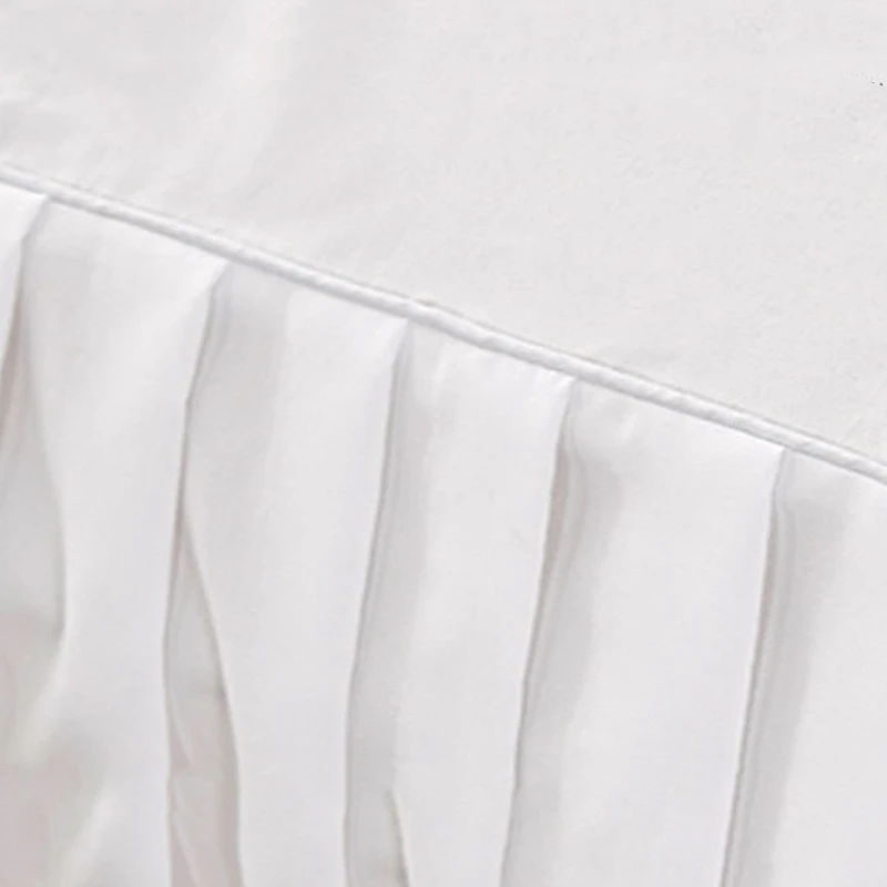 Горячая Распродажа однотонная простыня покрывало на кровать юбка для отеля