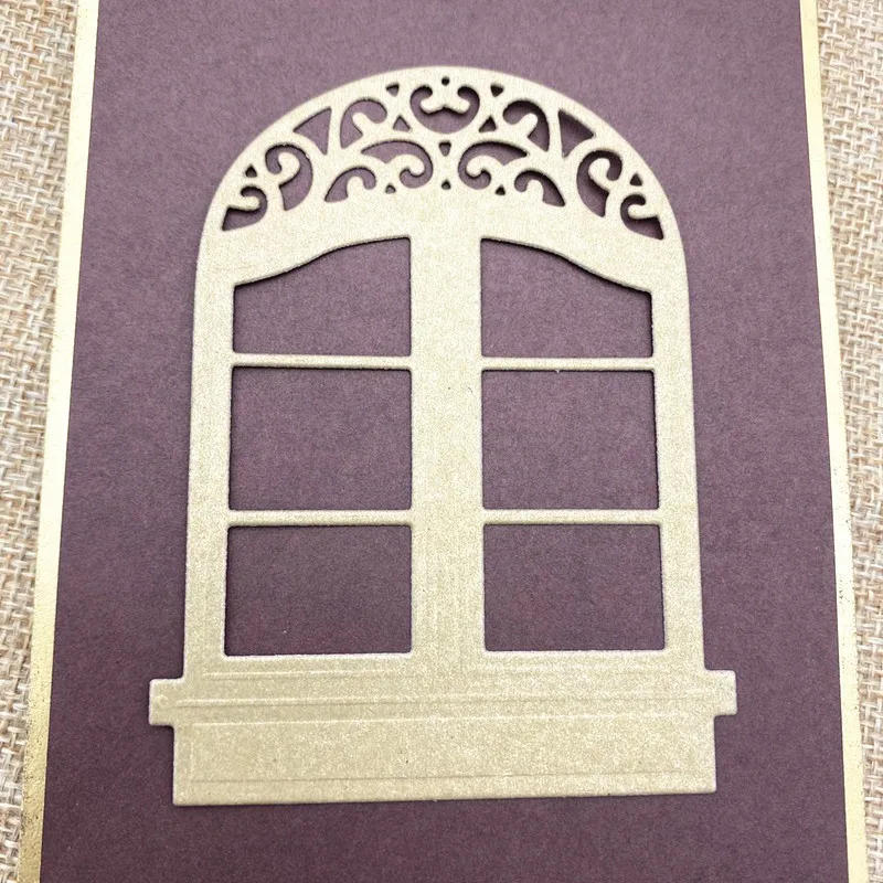 

Metal Cutting Die Of Casement Scrapbooking Mold Paper DIY Cards Postcard Handmade Craft Stencil Album Handcraft Embossing Moulds