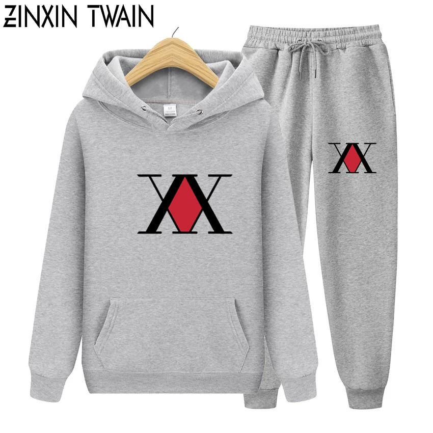 

Hunter-x-Hunter Autumn unisex Top Hoodie Mens Fashion wool Clothing Sweatshirt Pullover Asian size
