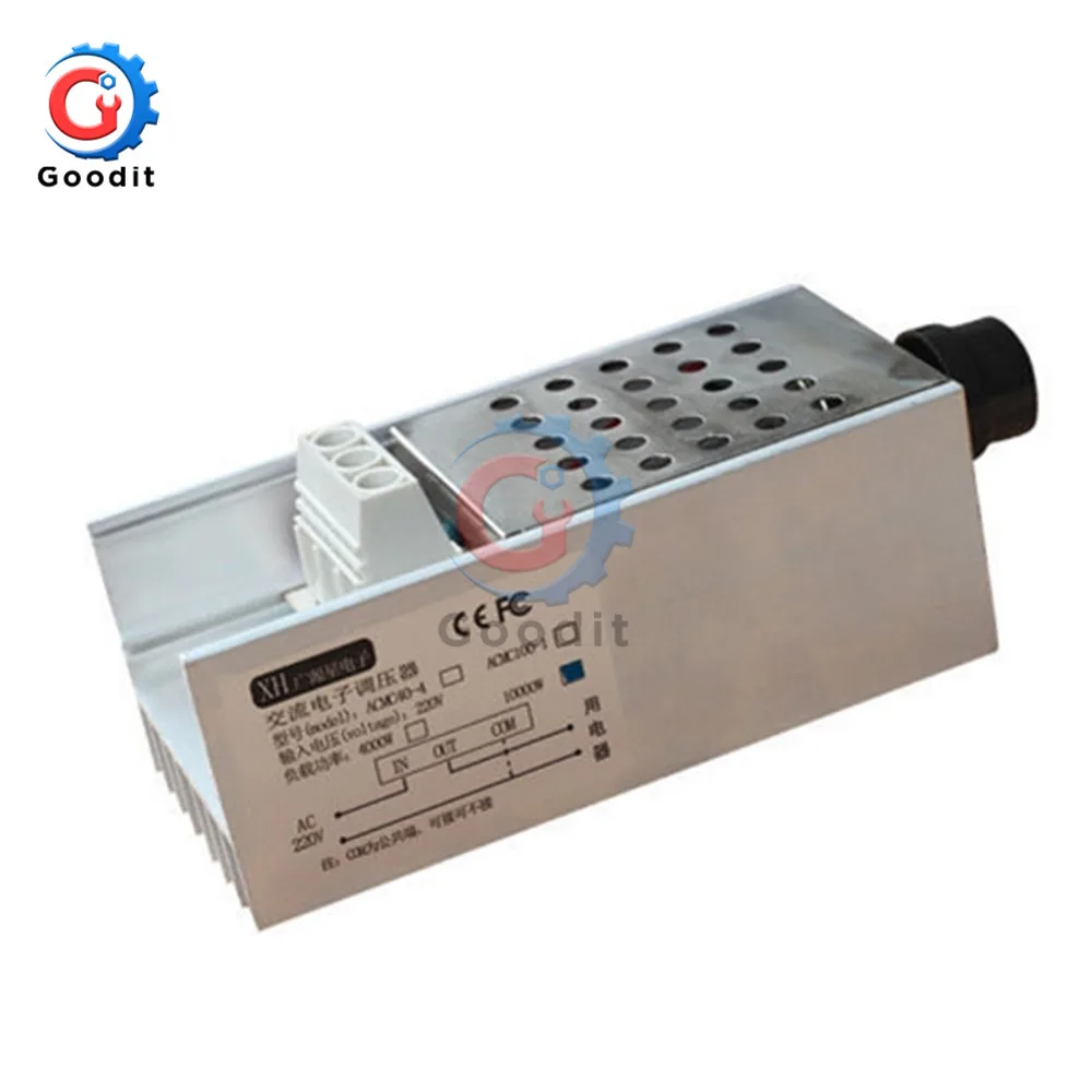 Регулятор скорости SCR 10000W 25A регулятор напряжения высокой мощности диммер