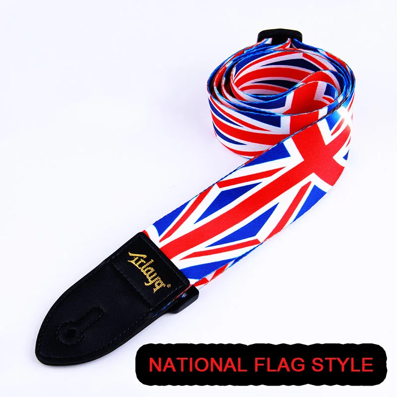 Ремень для акустической гитары ремень электрогитары и бас многоцветный