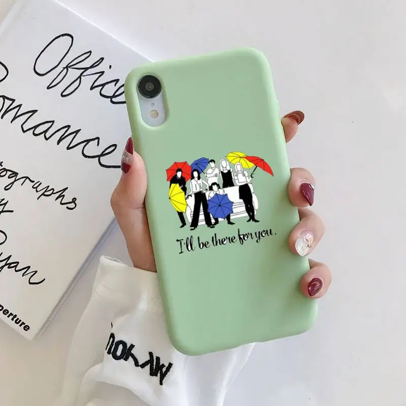 

Friends tv Phone Case Liquid Silicone Phone Case for iphone 13 12 11 Pro Max XR XS X Soft Candy Cover for iPhone 6 6S 7 8 Plus