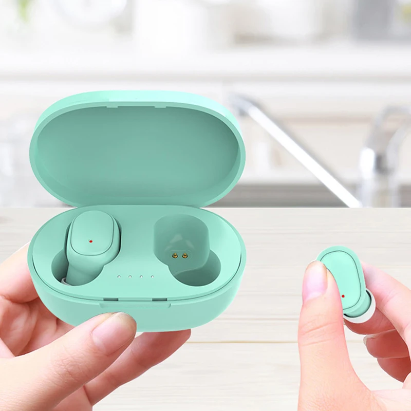 

TWS Bluetooth-compatible Earphones Wireless Stereo Music Handsfree Headphone Sports Earbuds Headsets For Iphone Samsung Xiaomi