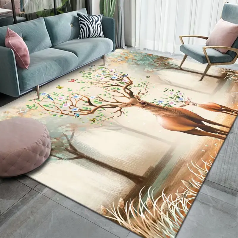 

Nordic simple style modern living room geometric sofa coffee table mattress bedroom bedside household model room