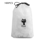 Крышки для пищевых продуктов, прозрачные, пластиковые, эластичные, 100 шт.