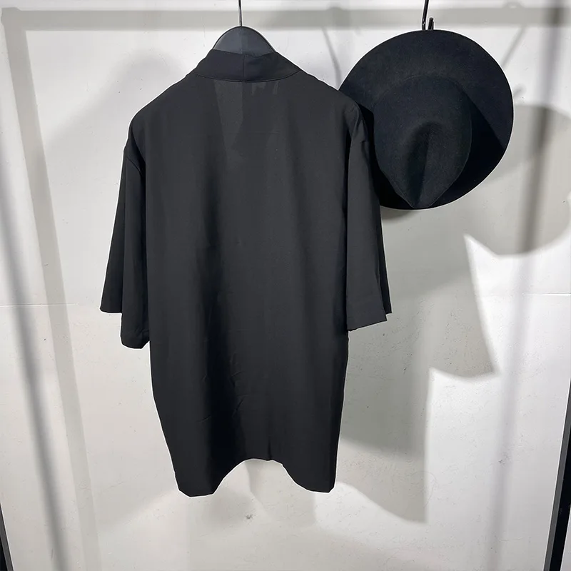 

M-XXL!Spring and summer fashion trendy men's dark style simple and loose short sleeved windbreaker tide brand casual thin jacket