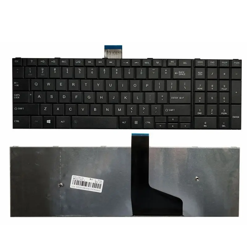Клавиатура для ноутбука Toshiba Satellite новая американская с возможностью подключения