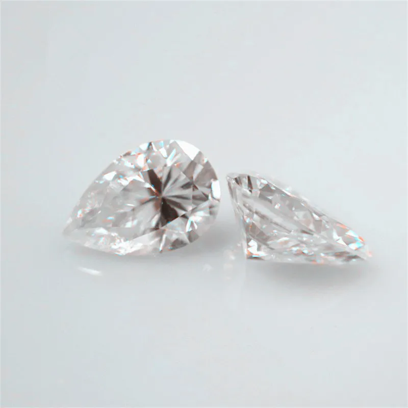 Предложение сертификаты: Муассанит D огранка груша 1 25 карат 6x8 мм положительный