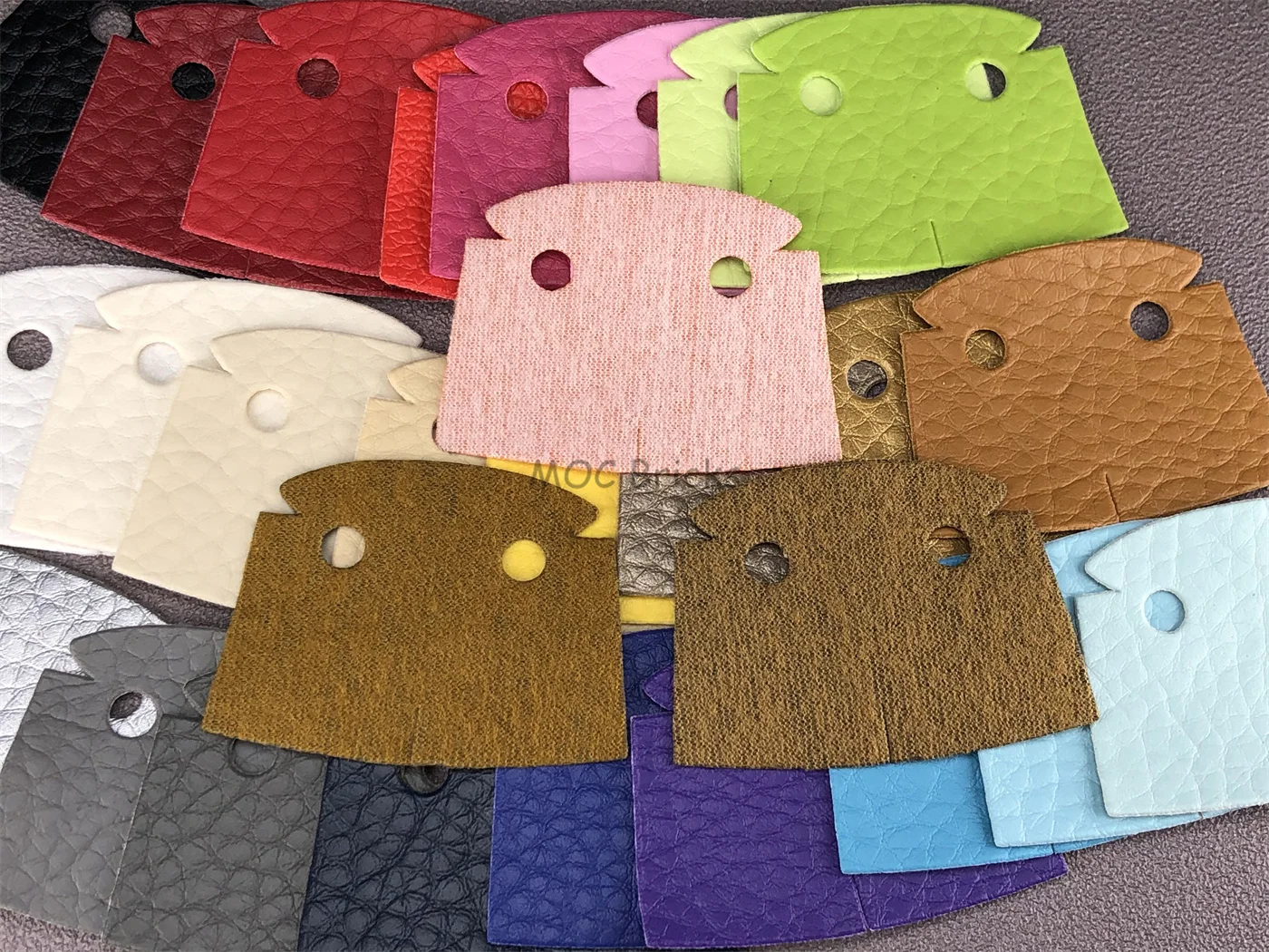 20 шт./лот MOC кирпичи фигурка сделай сам одежда для тела цветная накидка из