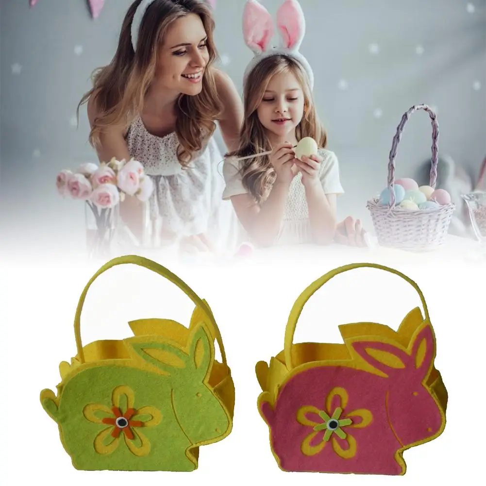 Пасхальный кролик мешок цыпленок конфеты подарок сумка милые животные для детей