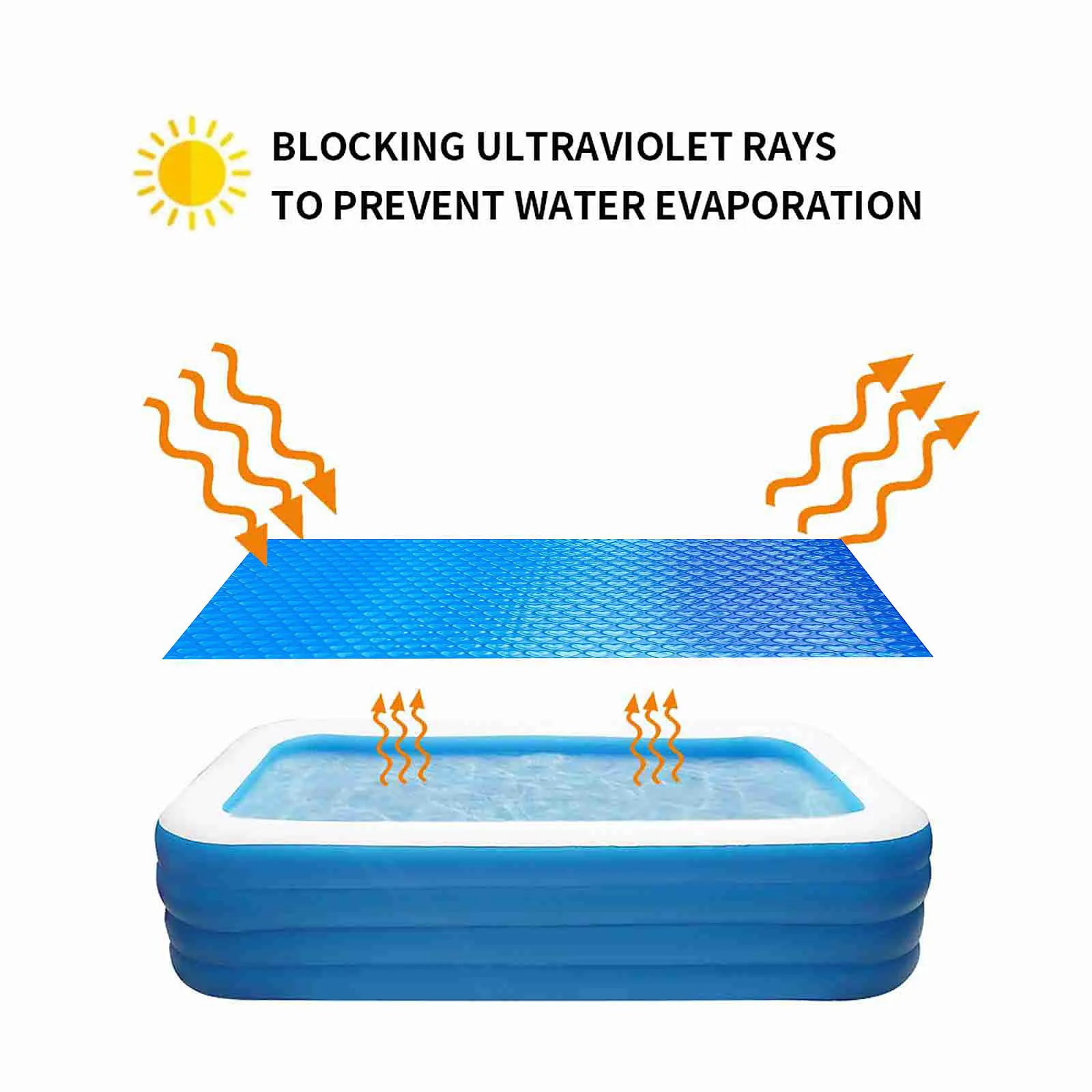 

Swimming Pool Round Insulation Film Inflatable Swimming Pool Mat Insulation Film Mat Cover Tub Cover Outdoor Bubble Blanket Acce