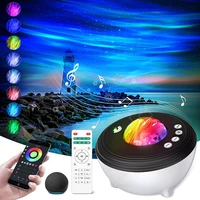 smart diy colors aurora star projector galaxy projector light compatible wifi alexa google assistant music speaker northern lamp