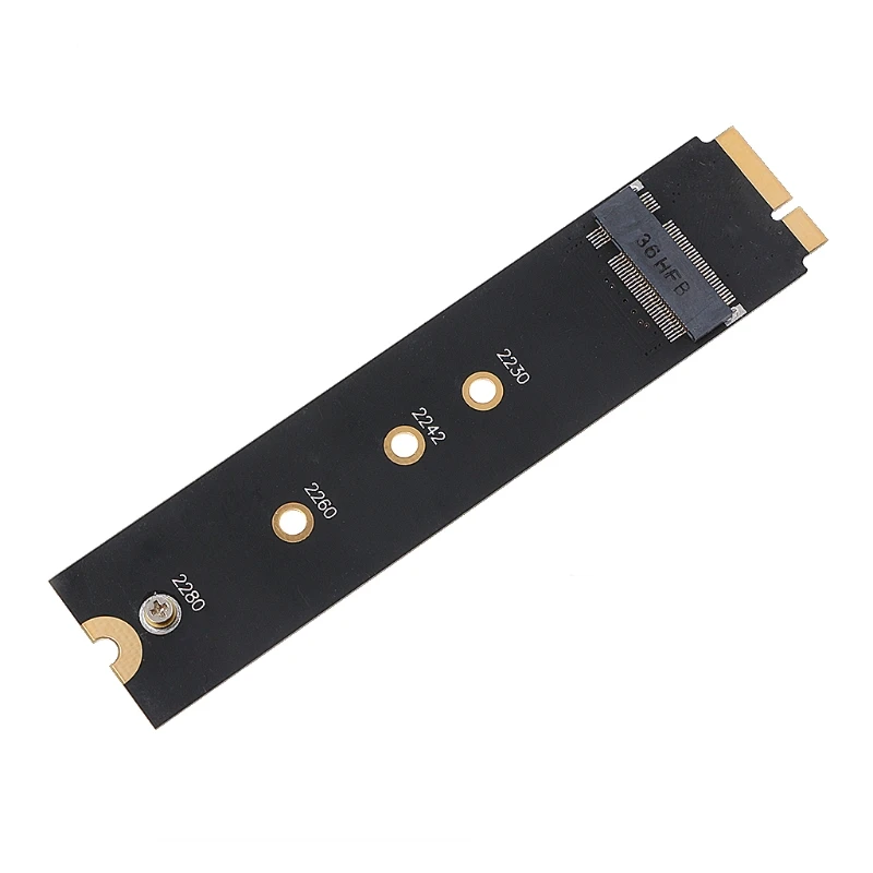 

M.2 NGFF SATA SSD Converter Adapter Card For iPhone 2012 MacBook Air A1465 A1466 16FB