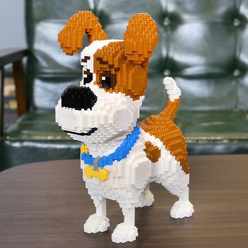 

Creator Expert Ideas Lovely Animals Cartoon Pet Dogs Moc Moduler Building Blocks Bricks Action Figure Mini Dimond Model Husk Toy