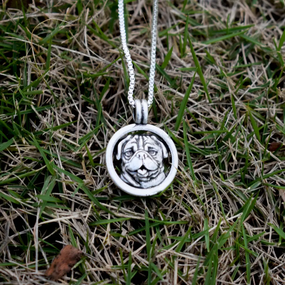 SanLan 1 шт. милая собака ожерелье Мопс бриллиантовый подарок для любимой женщины