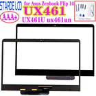 14-дюймовый сенсорный экран дигитайзер стекло для Asus Zenbook Flip 14 UX461U ux461un ux461