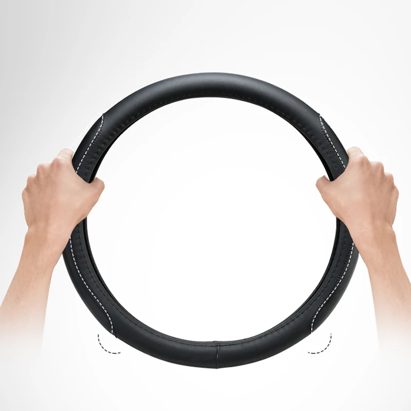 

PU non-slip leather steering wheel cover Car interior accessories For MINI COOPER JCW ONE CLUBMAN COUNTRYMAN decoration styling