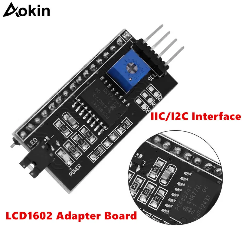 Для Arduino LCD1602 дисплей плата адаптера IIC/igc интерфейс 5 в модуль преобразователя IIC igc
