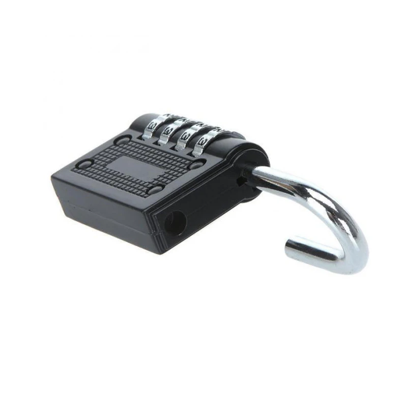 4 Dial Digit Password Lock Combination Suitcase Luggage Metal Code Padlock Zinc Alloy Cupboard Cabinet Locker | Обустройство дома