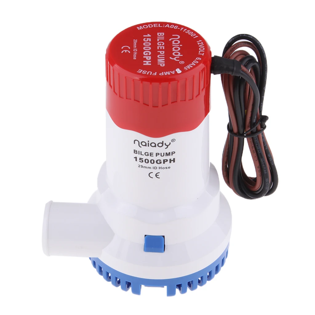 

12V 1500GPH Boat Bilge Water Pump Mini Electric Submersible Pump