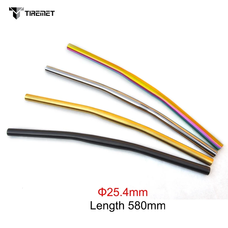 Титановый руль Ti3Al2.5V S для Бромптона 25 4 мм Длина 580 ссветильник Складная ручка