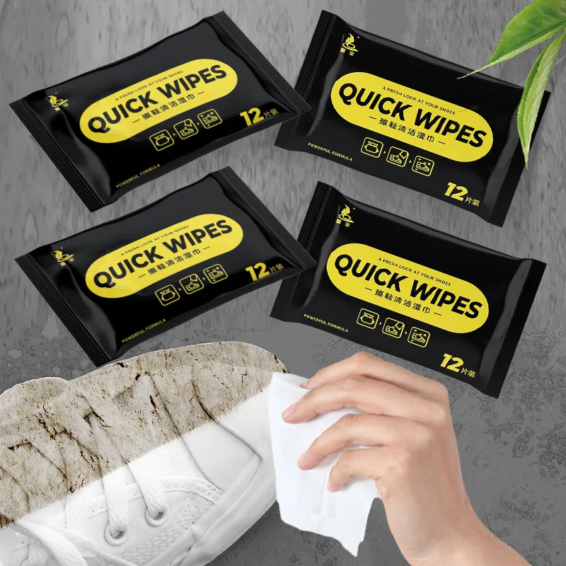 12/30pcs Disposable Shoes Clean Wipes Portable White Cleaning Care Sneakers Quick Wet Travel carry | Дом и сад