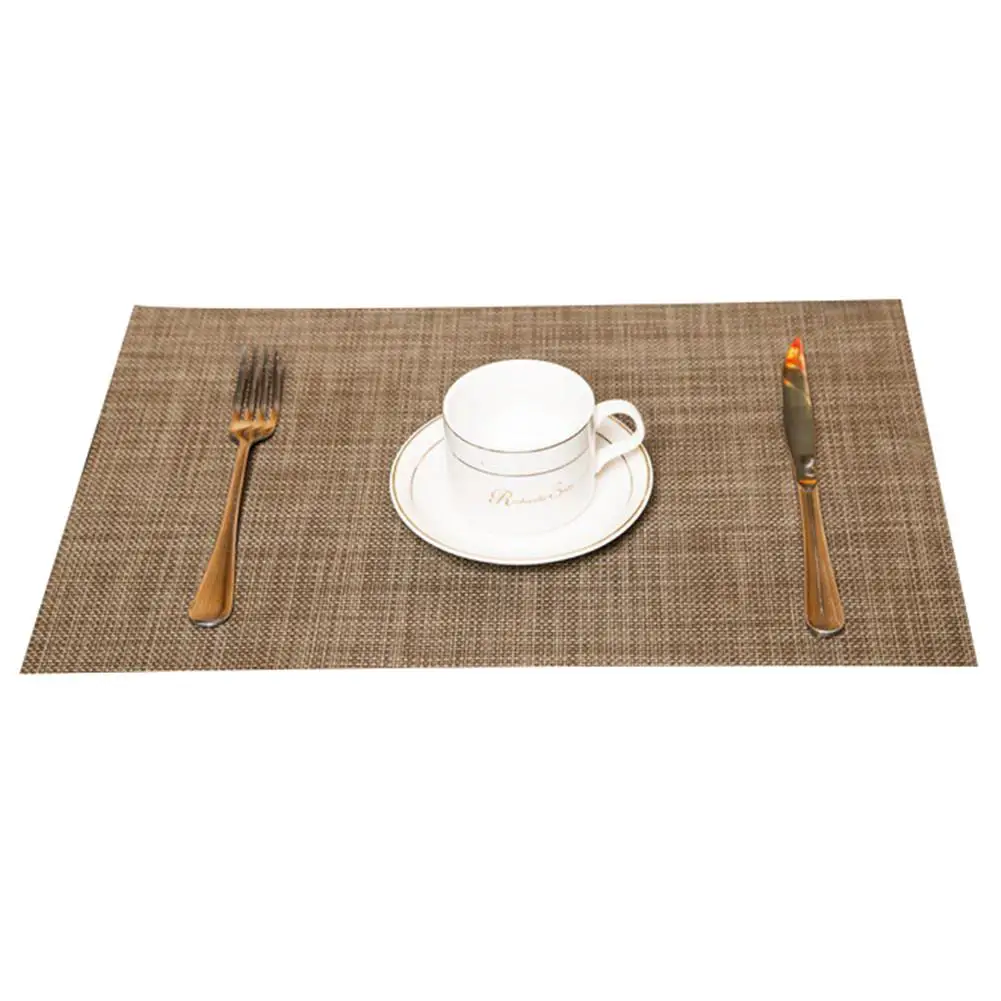 

1pc Placemats Kitchen Dinning Table Place Mats Non-slip Dish Bowl Placement Heat Stain Resistant Table Decorative Mats